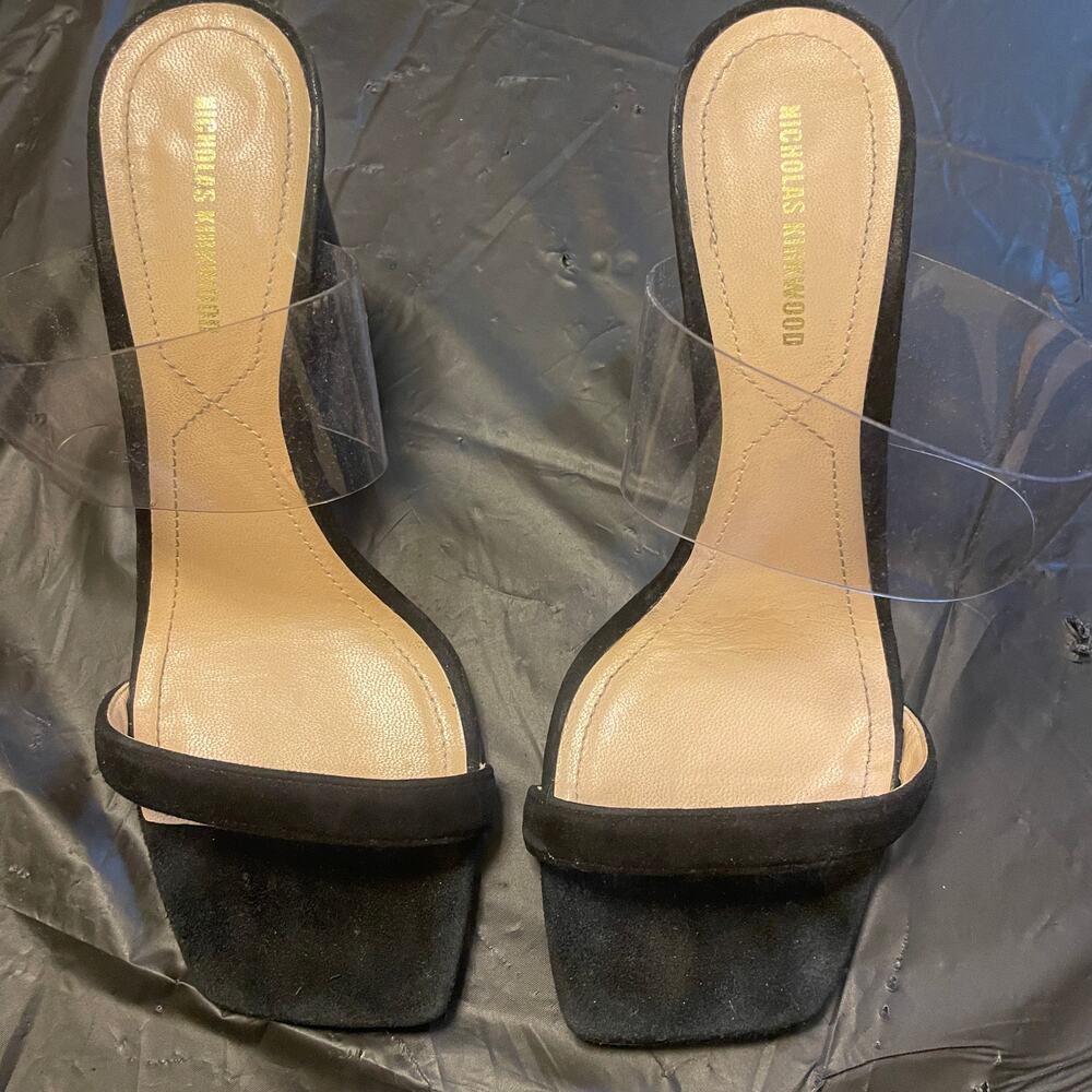 Nicholas Kirkwood Peggy Sandal Mules - Womens Size 37 (7) - Black